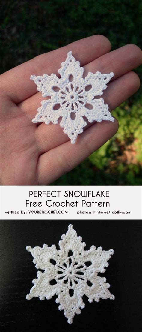 Free Easy Snowflake Crochet Patterns