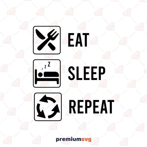 Download Free Eat Sleep Blog Repeat Cut Files