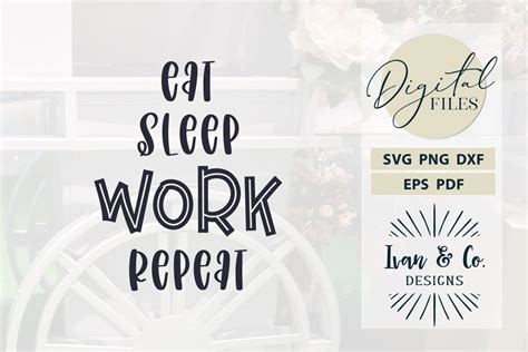 Download Free Eat Sleep Blog Repeat Files DXF Files