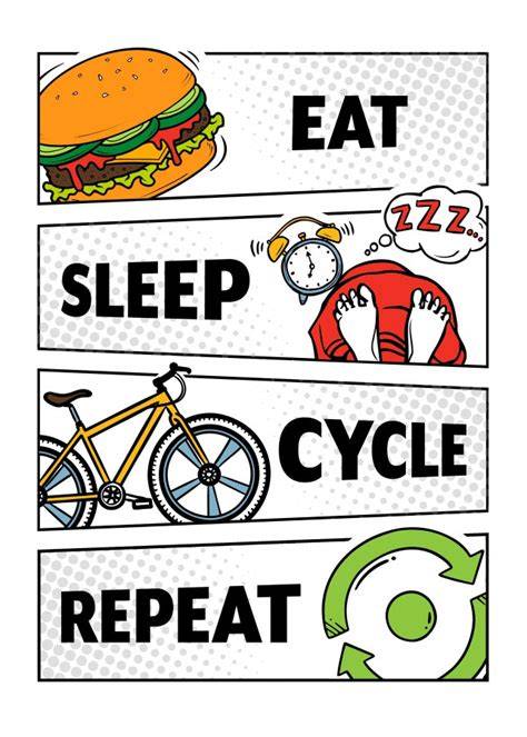 Download Free Eat Sleep Cycle Repeat Printable Images
