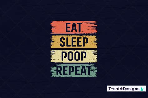 Download Free Eat Sleep Poop Repeat For Cricut