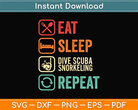 Download Free Eat Sleep Scuba Repeat Files