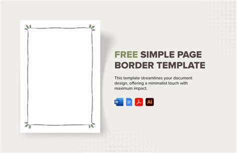 Free Editable Border Templates – Free Editable Template & Examples ...
