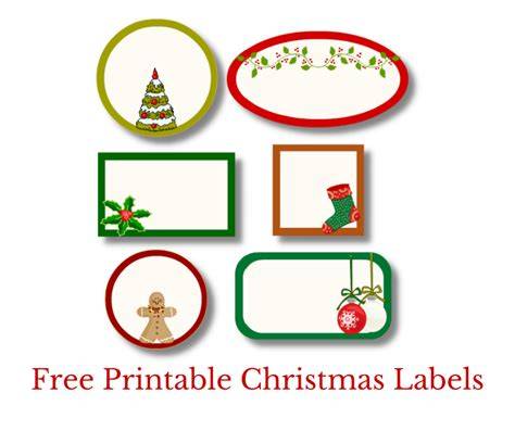 Free Editable Printable Christmas Labels