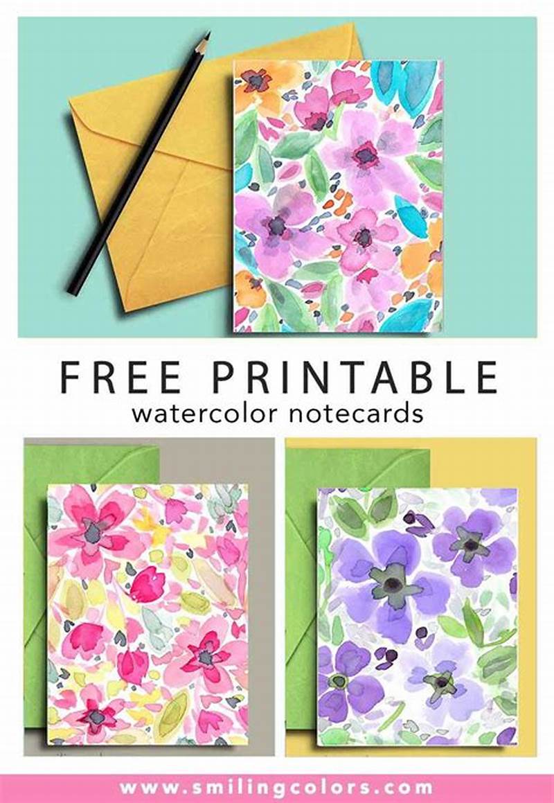 Free Editable Printable Note Cards