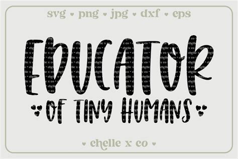 Download Free Educator Of Tiny Humans DXF Files