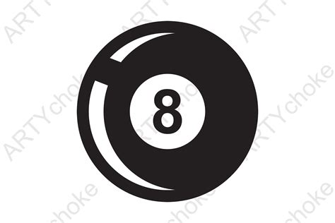 Download Free Eight Ball SVG, Eight Ball DXF, Cuttable File Cut Images