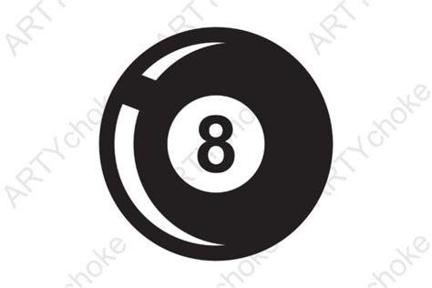 Download Free Eight Ball SVG, Eight Ball DXF, Cuttable File Printable