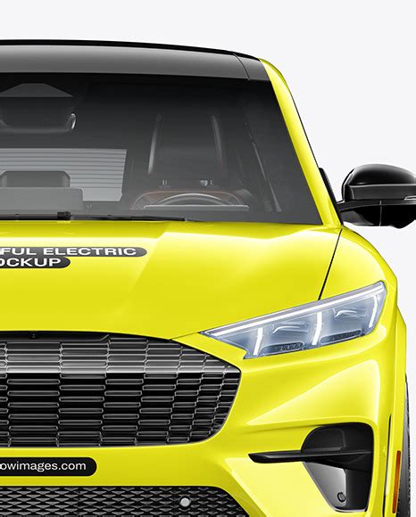 Download Free Electric Crossover SUV - Front View PSD Generator Images