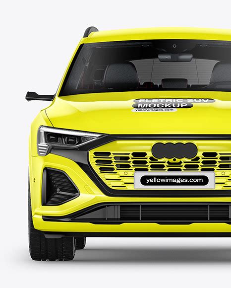 Download Free Electric Crossover SUV - Front View PSD TIFF Yellowimages PSD Files