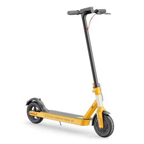 Download Free Electric Scooter Mockup - Half Side View PSD Free Mockups Yellowimages PSD PSD Files