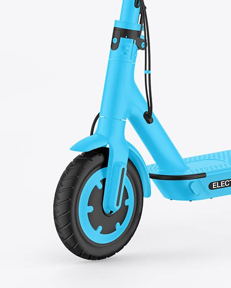 Download Free Electric Scooter Mockup - Half Side View PSD Generator PSD Files