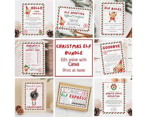 Download Free Elf Cam Bundle Printable