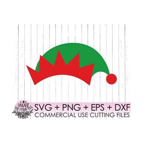 Download Free Elf Hat Monogram SVG Cut File Commercial Use Free PSD Mockups