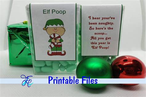 Download Free Elf Poop - Tic Tac Label Commercial Use DXF Files
