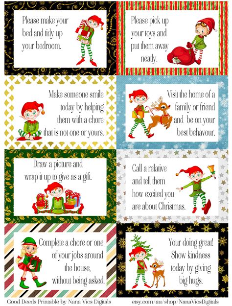 Free Elf Printables