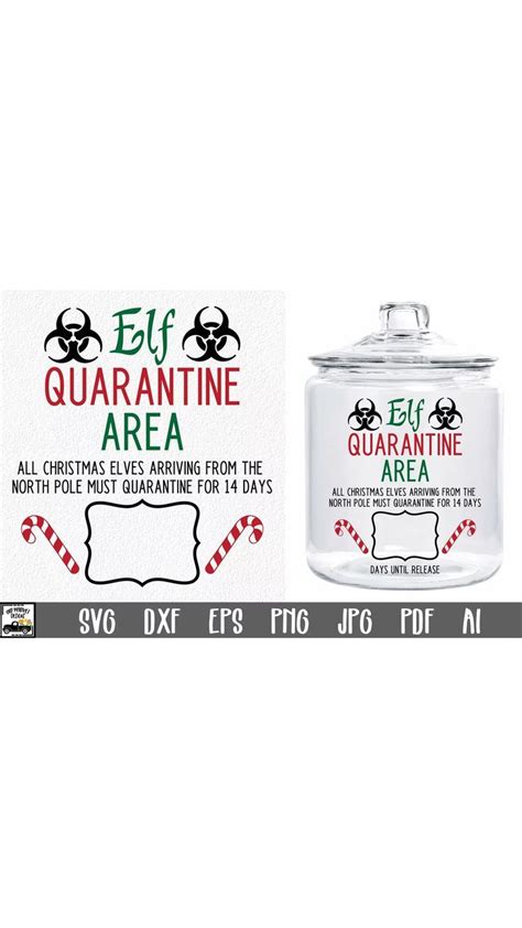Download Free Elf Quarantine SVG File Files for Cricut