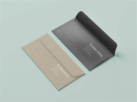 Download Free Envelope in a Box Mockup PSD TIFF Files