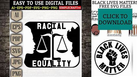 Download Free Equality Humanity Black Lives Matter Files DXF Files