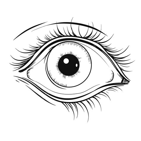 Free Eyes Drawing Vector