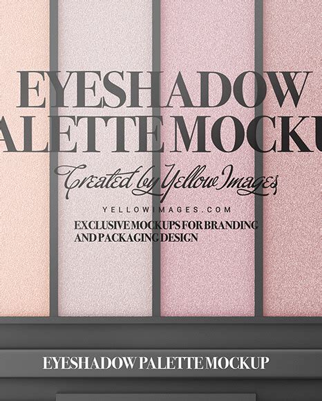 Download Free Eyeshadow Palette Mockup PSD PSD Yellowimages PSD Files