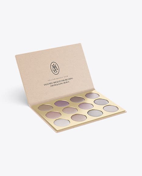 Download Free Eyeshadow with Kraft Paper Box Mockup PSD PSD Yellowimages Free PSD Mockups