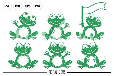 Download Free F Is For Frog - SVG File, DXF File Creativefabrica for Cricut