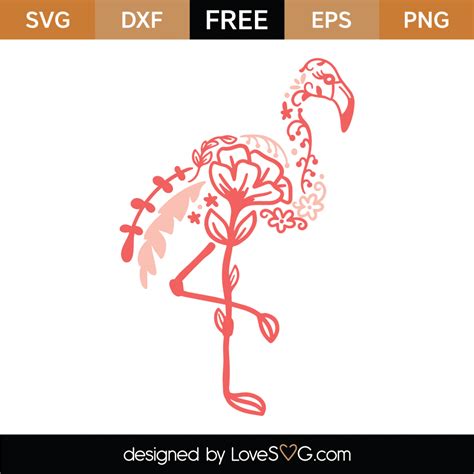 Download Free Fabulous Flamingo SVG Cut File Commercial Use Free PSD Mockups