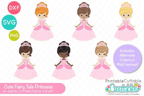 Download Free Fairy Princess - SVG File, DXF File Commercial Use DXF Files