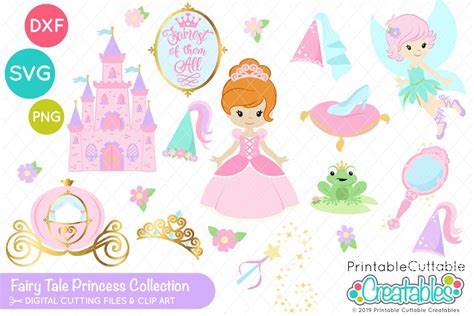 Download Free Fairy Princess - SVG File, DXF File Commercial Use for Cricut