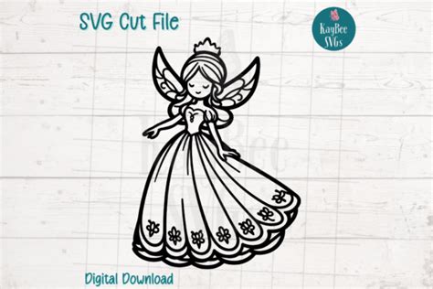 Download Free Fairy Princess - SVG File, DXF File Files For Crafts