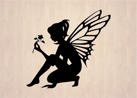 Download Free Fairy Princess - SVG File, DXF File Printable