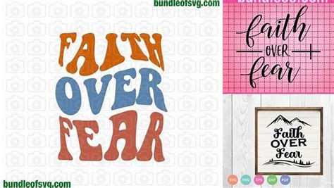Download Free Faith Over Fear DXF Files