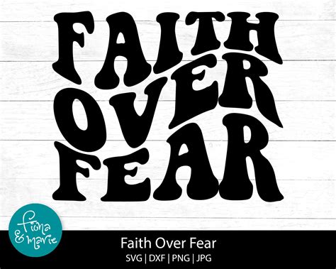 Download Free Faith over fear SVG Cut File Cut Files