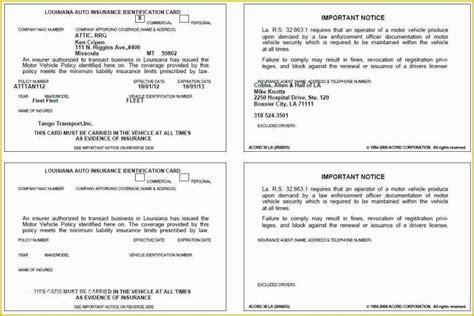 Free Fake Auto Insurance Card Template Of 15 Free Fake Auto Insurance