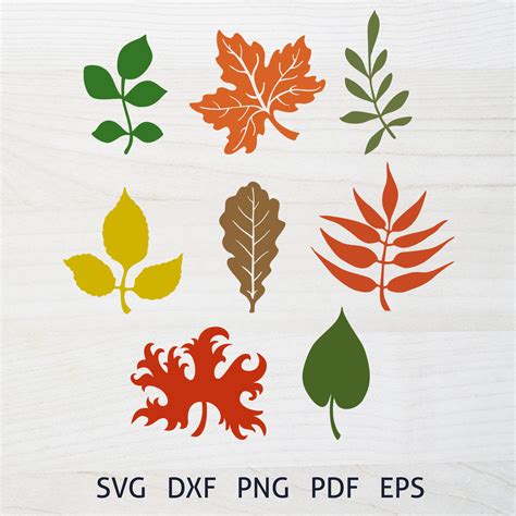 Download Free Fall Bundle of 9 Cut Files SVG PNG DXF Crafts
