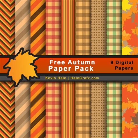 Download Free Fall Digital Paper Backgrounds For Silhouette