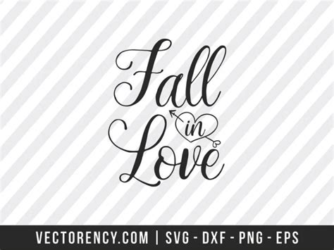 Download Free Fall In Love SVG Cut File Cut Files