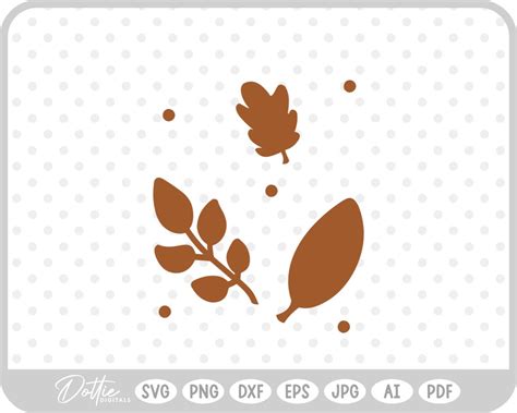Download Free Fall Leaves - SVG File, DXF File Commercial Use