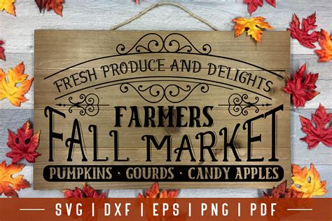 Download Free Fall Market SVG Commercial Use DXF Files
