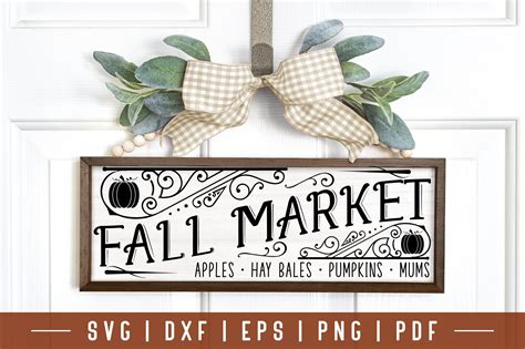 Download Free Fall Market SVG Commercial Use For Crafts