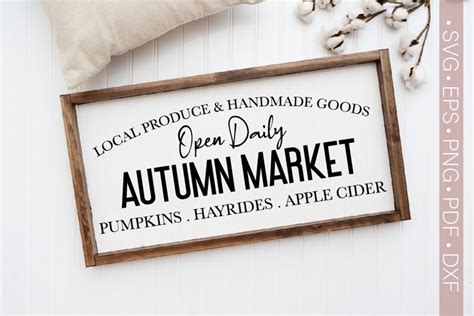 Download Free Fall Market SVG Files DXF Files