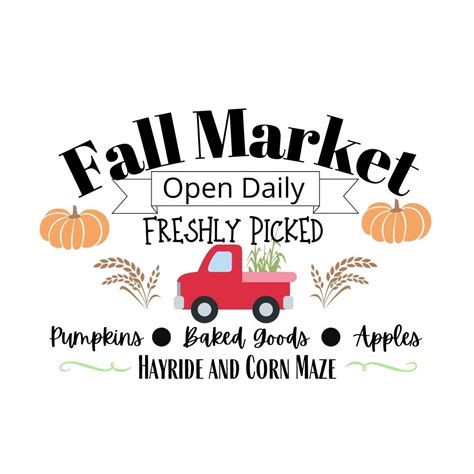 Download Free Fall Market SVG Images