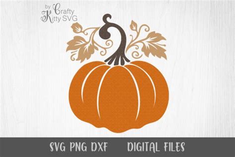 Download Free Fall Pumpkin - SVG File, DXF File Silhouette For Crafts