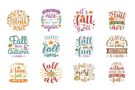 Download Free Fall Quote Bundle Commercial Use