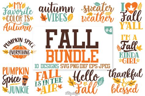 Download Free Fall Quote Bundle Cut Files
