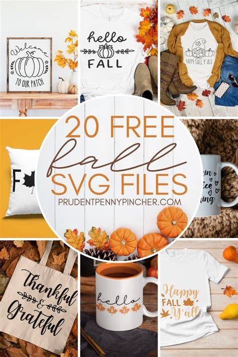 Download Free Fall SVG Cut File Bundle Silhouette DXF Files