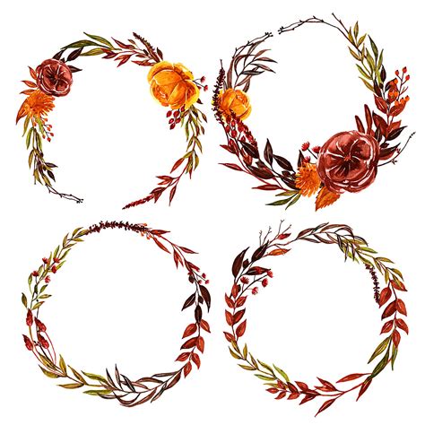 Free Fall Wreath Clipart