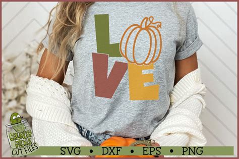 Download Free Fall in Love with Fall Pumpkin Fall SVG File Silhouette Free PSD Mockups
