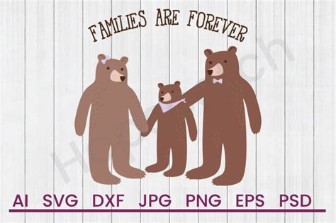 Download Free Families Are Forever - SVG File, DXF File DXF Files